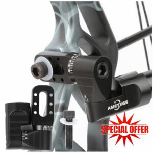 Archery V-Bar One-sided Aluminum Alloy Adjustable Balance Bar Single V-Seat Hunting Shooting Recurve Compound Bow Stabilize
