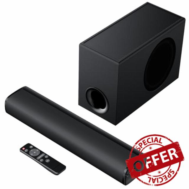 Soundbar for TV with Bluetooth 5.3