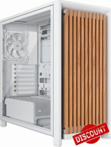 CORSAIR FRAME 4000D WOOD RS Modular Mid-Tower ATX PC Case – Wood Front Panel
