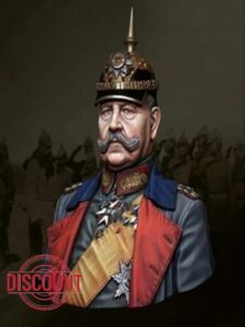Resin Kits 1/10 Scale of the Uncolor field marshal Hindenburg Figure Resin Bust Model Ki
