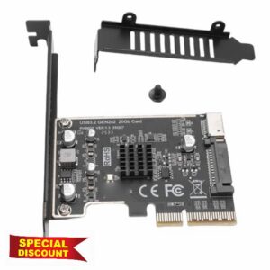 PH6602 PCIe to USB 3.2 Gen 2x2 Expansion Card