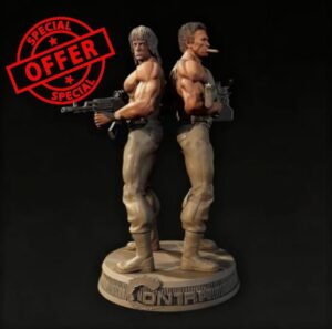 The height of man 38mm Resin Soldier model kits figure colorless and self-assembled 3D Printing TD-7656/3D