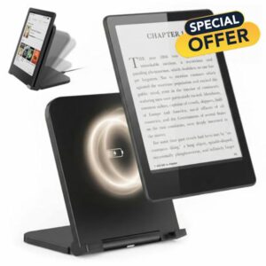 Doohoeek Foldable Wireless Charging Dock for Kindle Paperwhite Signature (2022/2024)