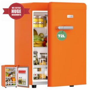 VELPAX Retro Mini Fridge