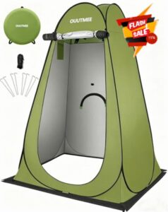 OUUTMEE Pop Up Camping Shower Tent