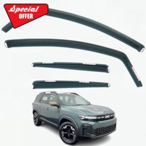 Set Of 4 Wind Deflectors For DACIA BIGSTER 2025 2026 Models. Bigster Rain Deflectors