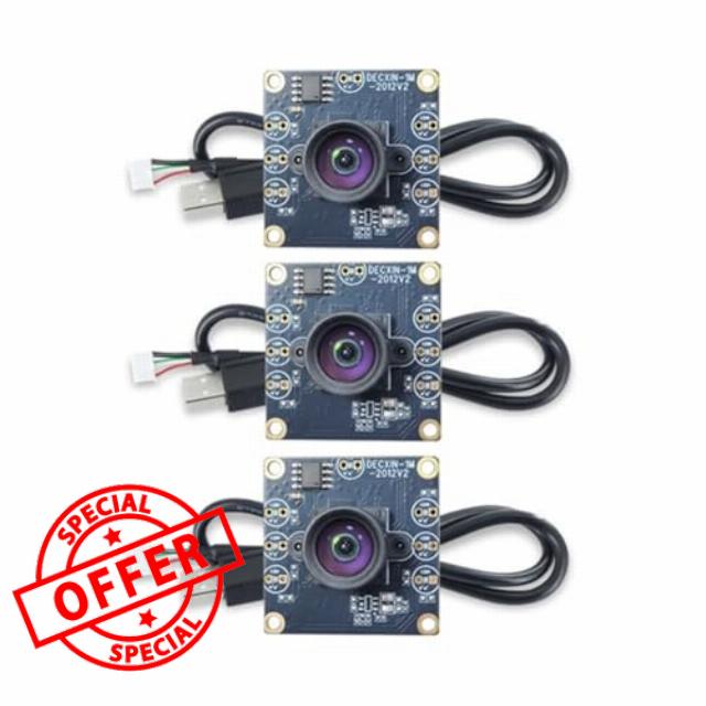 100 Degree Camera Module 1MP OV9732 1280x720 USB Free Driver Manual Focus with3 Meter Cable forWinXP/7/8/10 3Pcs