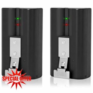 2 Packs Ring Doorbell Battery 6040mAh (V4) Upgraded Capacity Camera Battery with Micro USB Port Compatible with Ring Video Doorbell 2/3/3+/4