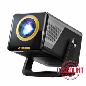 [2000 ANSI Daylight Visible] Native 1080P Smart Video Projector 4K 8K Input