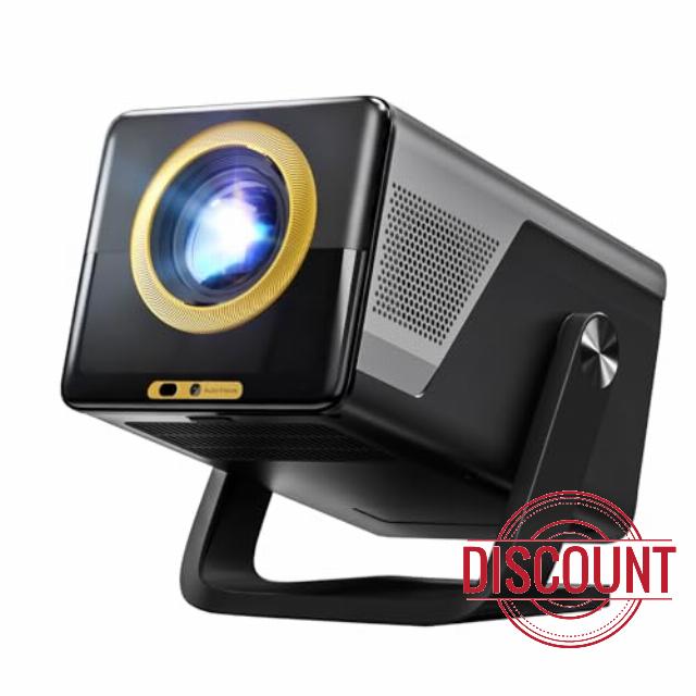 [2000 ANSI Daylight Visible] Native 1080P Smart Video Projector 4K 8K Input