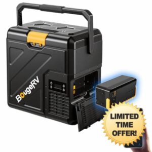 BougeRV CRH20 20L Car Fridge with 240Wh battery