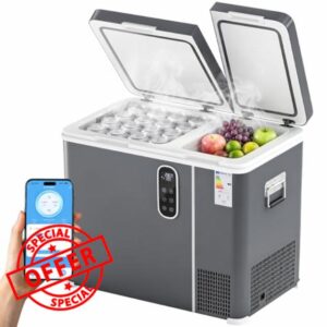 Outsunny 55L Compressor Car Fridge Freezer