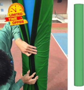 Heavy Duty Basketball Pole Padding - Safety Protection Cover for Round Poles