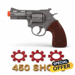 Summer Classic Full Metal Die Cast Cowboy Style Cap Ring Blaster – 6 Sheet 8-Shot Model