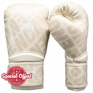 Venum Contender 1.5 XT 3D Boxing Gloves - Cream - 14-Ounce