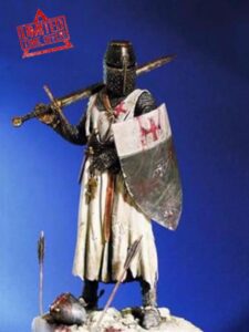 New Unassembled 1/18 90mm Ancient Templar Knight Fantasy Figure ancient Resin Kit DIY Toys Unpainted resin model