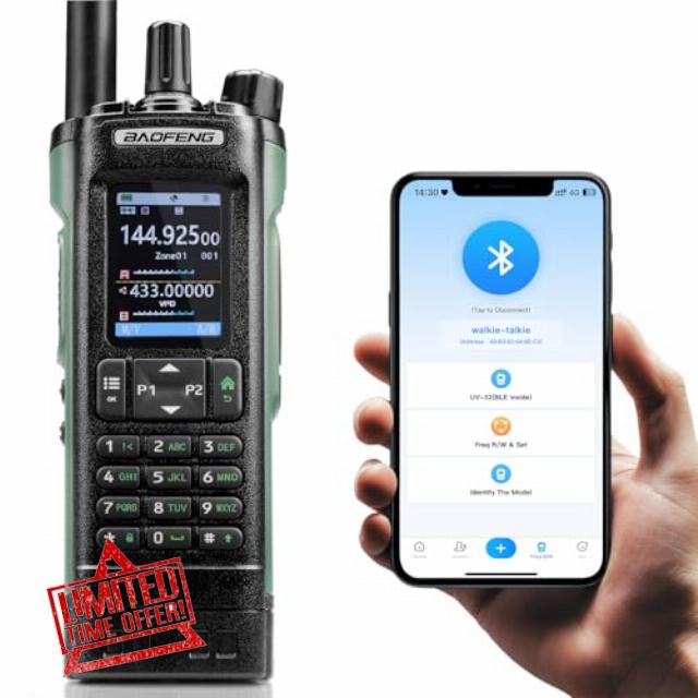 BAOFENG UV-32 10W Dual Band Ham Radio with GPS