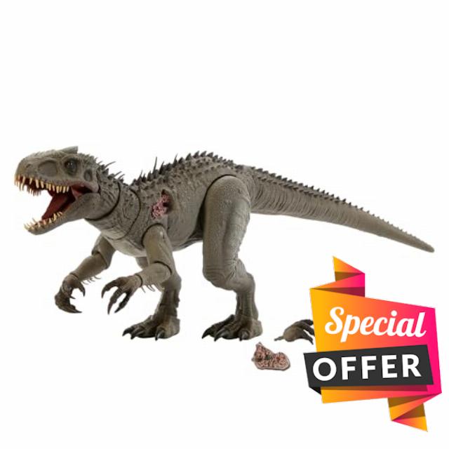 ​Mattel Jurassic World Hammond Collection Indominus Rex Deluxe Articulated Action Figure Large Size