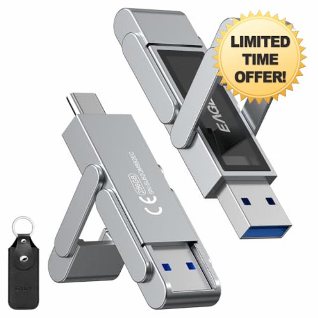 256GB USB C Stick Up to 400MB/s