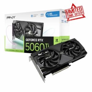 PNY GEFORCE RTX™ 5060 Ti 8GB Overclocked Dual Fan DLSS 4