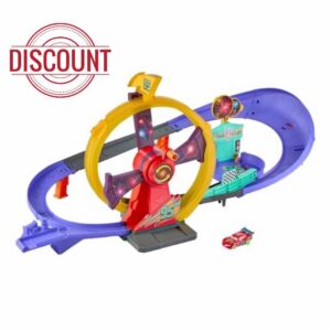 Mattel Disney and Pixar Cars Toy Track Set with Light-Up Lightning McQueen