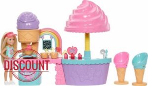 Barbie Club Chelsea Ice Cream Shop Playset with Chelsea Doll