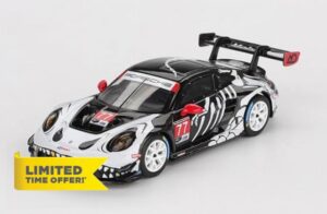 MINI GT 1:64 Porsche 911 GT3 R #77 AO Racing 2025 IMSA Petit Le Mans