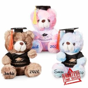 Mostop Personalized Graduation Bear