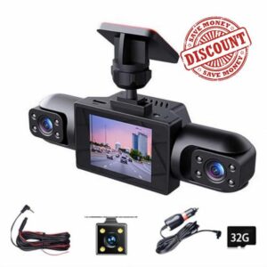 Wireless Dashcam Front and Rear Camera System