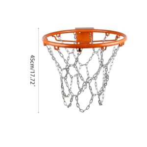 Rust Proof Outdoor Hoop Chain with S Hooks for Quick Installation