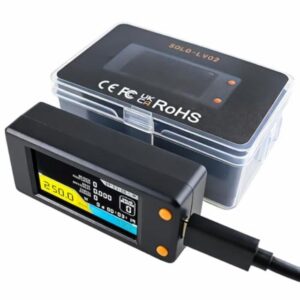 Bitcoin Miner Luckyminer LV02-250KH/S 1W Low Power USB-C Crypto Miner with 1.9" Mini Display