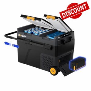 BougeRV CRD2 V2.0 49L Car Fridge and 240Wh Battery