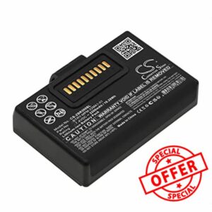 TECHTEK Battery 2200mAh compatible with [Zebra] ZA310