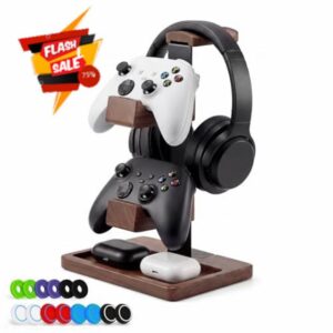 Two-in-one controller and headset stand