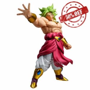 Banpresto Dragon Ball Z Grandista Broly | 31cm PVC Statue | Official Banpresto Collectible | Massive Saiyan Power Pose | Non‑Articulated Anime Display Figure