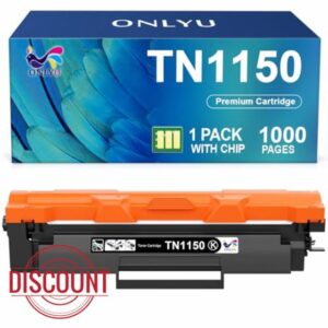 ONLYU TN1150 Toner Cartridge Compatible for Brother TN1150 TN 1150 TN-1150 Toner for Brother DCP-L1660W HL-L1240W HL-L1242W DCP-L1640W DCP-L1642W HL-L1242WXL DCP-L1642WXL DCP-L1640WXL (1 Black)