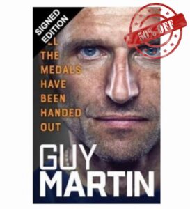 SIGNED Guy Martin Book All The Medals Have Been Handed Out & Certificate of Authenticity Memorabilia Autograph Auto