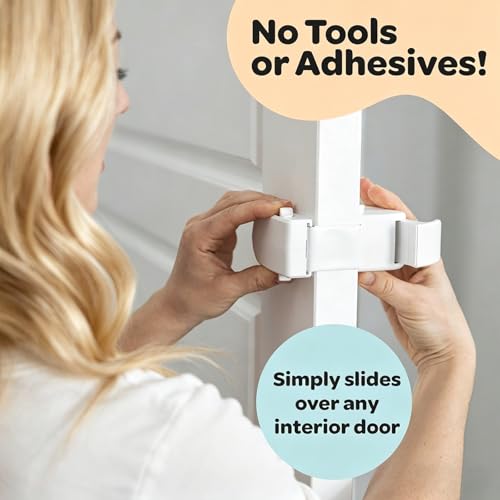 Tool Free Door Handle Lock Easy Install Child Proof Door Safety Lock for Kids