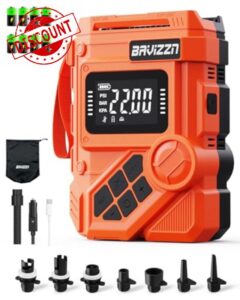 22Psi Rechargeable Sup Pump 59.2WH Paddle Board Electric Pump Type C Line Inflator And Deflator 12v Dc For Paddle Board