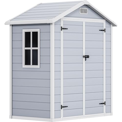All-Weather Bike Storage Shed with Lockable Door