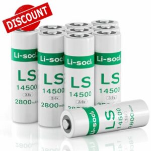10 Pack LS1450O ER14505 Batteries