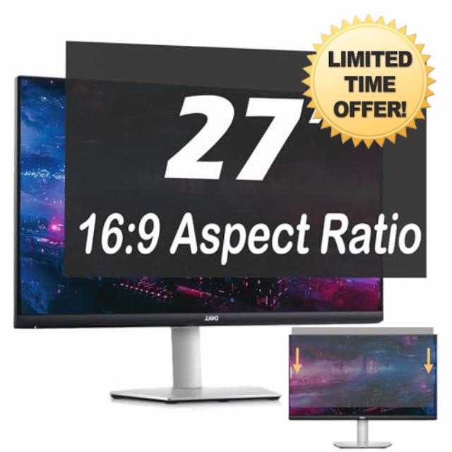 27 Inch Privacy Screen for Computer Monitor