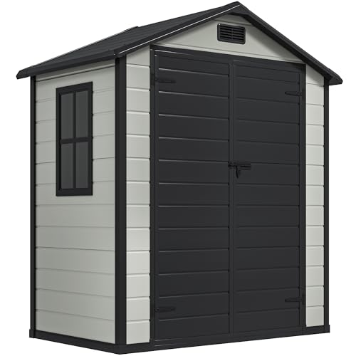 All-Weather Bike Storage Shed with Lockable Door