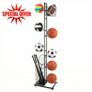 EVERGOODS 7 Tier Ball Storage Rack 156cm Height