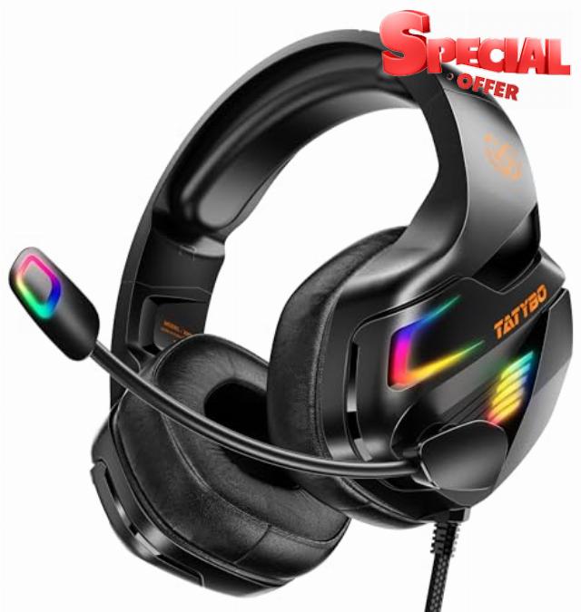 Tatybo Wired Gaming Headset for Ps5