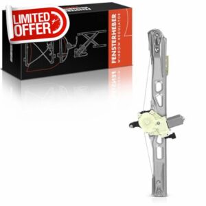 Frankberg Window Regulator Electric With Motor 2-Pins Front Left Compatible with Tourneo Custom V362 F3 Transit V363 FAD FBD Transit Custom V362 F3 Replace# 185191