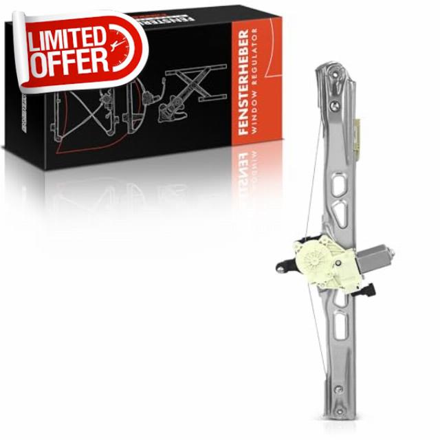 Frankberg Window Regulator Electric With Motor 2-Pins Front Left Compatible with Tourneo Custom V362 F3 Transit V363 FAD FBD Transit Custom V362 F3 Replace# 185191