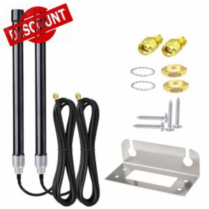 Bingfu 4G LTE Fiberglass Outdoor MIMO Antenna Kit