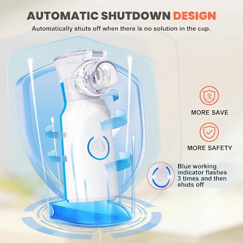 Rechargeable Portable Nebuliser for Adults & Kids