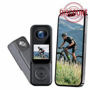 2K Body Camera Dual-Lens POV Action Cam
